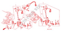 SPOEL KLEP/ OLIEDRUKSENSOR voor Honda NSX NSX 2 deuren 4-traps automatische versnellingsbak 2000