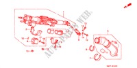 STUURKOLOM voor Honda NSX NSX-T 2 deuren 6-versnellings handgeschakelde versnellingsbak 2001