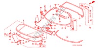 ACHTER LUIK/MOTOR ONDERHOUDSDEKSEL(NSX) voor Honda NSX NSX 2 deuren 6-versnellings handgeschakelde versnellingsbak 2002