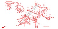 ACHTER STABILISATOR/ ACHTER ONDER ARM voor Honda NSX NSX-T 2 deuren 6-versnellings handgeschakelde versnellingsbak 2003