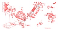 BEDIENINGSEENNEID(EPS) (RH) voor Honda NSX NSX 2 deuren 4-traps automatische versnellingsbak 2002