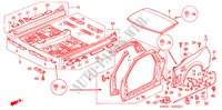 BUITEN PANELEN(NSX) voor Honda NSX NSX 2 deuren 4-traps automatische versnellingsbak 2003
