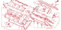 CILINDERKOP AFDEKKING voor Honda NSX NSX 2 deuren 6-versnellings handgeschakelde versnellingsbak 2004