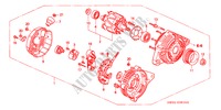 GENERATOR(DENSO) voor Honda NSX NSX-T 2 deuren 6-versnellings handgeschakelde versnellingsbak 2003