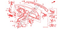 INSTRUMENTEN PANEEL(LH) voor Honda NSX NSX-T 2 deuren 6-versnellings handgeschakelde versnellingsbak 2004