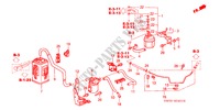 KOOLSTOFBUS/BRANDSTOF ZEEF (2) voor Honda NSX NSX 2 deuren 4-traps automatische versnellingsbak 2003