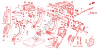 PEDAAL(LH) voor Honda NSX NSX-T 2 deuren 6-versnellings handgeschakelde versnellingsbak 2004