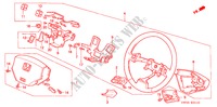 STUURWIEL(SRS) (1) voor Honda NSX NSX-T 2 deuren 6-versnellings handgeschakelde versnellingsbak 2003