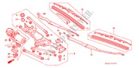 VOOR RUITESPROEIER (RH) voor Honda NSX NSX-T 2 deuren 4-traps automatische versnellingsbak 2003