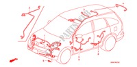 BEDRADINGSBUNDEL(LH)(2) voor Honda CR-V EXECUTIVE 5 deuren 6-versnellings handgeschakelde versnellingsbak 2007