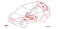 BEDRADINGSBUNDEL(LH)(3) voor Honda CR-V EXECUTIVE 5 deuren 6-versnellings handgeschakelde versnellingsbak 2007