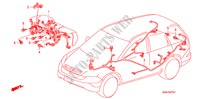 BEDRADINGSBUNDEL(RH)(4) voor Honda CR-V EX 5 deuren 6-versnellings handgeschakelde versnellingsbak 2007