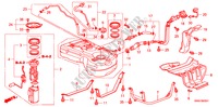 BRANDSTOF TANK(DIESEL) voor Honda CR-V DIESEL 2.2 ES 5 deuren 6-versnellings handgeschakelde versnellingsbak 2007