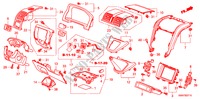 INSTRUMENTEN AFWERKING(BESTUURDERZIJKANT)(LH) voor Honda CR-V ELEGANCE 5 deuren 5-traps automatische versnellingsbak 2007