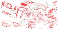 INSTRUMENTEN AFWERKING(BESTUURDERZIJKANT)(RH) voor Honda CR-V EX 5 deuren 5-traps automatische versnellingsbak 2008