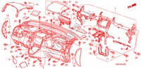 INSTRUMENTEN PANEEL(LH) voor Honda CR-V DIESEL 2.2 ELEGANCE/SPORT 5 deuren 6-versnellings handgeschakelde versnellingsbak 2007