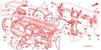 INSTRUMENTEN PANEEL(RH) voor Honda CR-V DIESEL 2.2 ES 5 deuren 6-versnellings handgeschakelde versnellingsbak 2007
