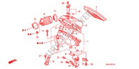 LUCHTFILTER(2.0L) voor Honda CR-V EXECUTIVE 5 deuren 5-traps automatische versnellingsbak 2008