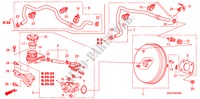REM HOOFDCILINDER/ HOOFDSPANNING(LH) (1) voor Honda CR-V COMFORT 5 deuren 5-traps automatische versnellingsbak 2008
