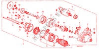 STARTMOTOR(DENSO) (2.4L) voor Honda CR-V RV-I 5 deuren 6-versnellings handgeschakelde versnellingsbak 2007