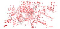 TRANSMISSIE HUIS (DIESEL) voor Honda CR-V DIESEL 2.2 COMFORT 5 deuren 6-versnellings handgeschakelde versnellingsbak 2007