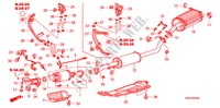 UITLAATPIJP/GELUIDDEMPER (DIESEL)(2) voor Honda CR-V DIESEL 2.2 SE 5 deuren 6-versnellings handgeschakelde versnellingsbak 2008