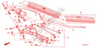 VOOR RUITESPROEIER (RH) voor Honda CR-V DIESEL 2.2 SE 5 deuren 6-versnellings handgeschakelde versnellingsbak 2008