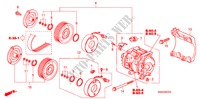 AIRCONDITIONER(DIESEL)(COMPRESSOR)('10) voor Honda CR-V DIESEL 2.2 ES 5 deuren 6-versnellings handgeschakelde versnellingsbak 2010