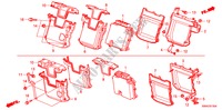 BEDIENINGSEENNEID(MOTORRUIMTE)(DIESEL)(3) voor Honda CR-V DIESEL 2.2 COMFORT 5 deuren 5-traps automatische versnellingsbak 2010