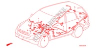 BEDRADINGSBUNDEL(LH)(4) voor Honda CR-V EXECUTIVE 5 deuren 6-versnellings handgeschakelde versnellingsbak 2009