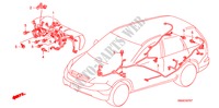 BEDRADINGSBUNDEL(RH)(4) voor Honda CR-V ES 5 deuren 6-versnellings handgeschakelde versnellingsbak 2010