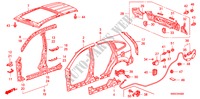 BUITEN PANELEN/DAK PANEEL voor Honda CR-V EXECUTIVE 5 deuren 5-traps automatische versnellingsbak 2010