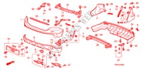 BUMPERS('09) voor Honda CR-V EXECUTIVE 5 deuren 5-traps automatische versnellingsbak 2009