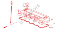 CILINDERKOP AFDEKKING(2.0L) voor Honda CR-V EXECUTIVE 5 deuren 6-versnellings handgeschakelde versnellingsbak 2010