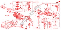 COMBINATIESCHAKELAAR(RH) voor Honda CR-V DIESEL 2.2 ES 5 deuren 6-versnellings handgeschakelde versnellingsbak 2010