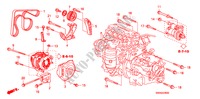 GENERATOR BEUGEL(2.0L) voor Honda CR-V EXECUTIVE 5 deuren 6-versnellings handgeschakelde versnellingsbak 2010
