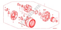 GENERATOR(DENSO)(2.4L) voor Honda CR-V RV-I 5 deuren 6-versnellings handgeschakelde versnellingsbak 2010