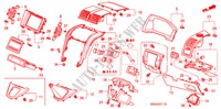 INSTRUMENTEN AFWERKING(BESTUURDERZIJKANT)(RH) voor Honda CR-V DIESEL 2.2 SE 5 deuren 6-versnellings handgeschakelde versnellingsbak 2009