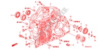 KOPPEL CONVERTER HUIS(2.4L) voor Honda CR-V RV-SI 5 deuren 5-traps automatische versnellingsbak 2009