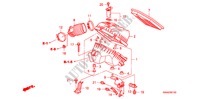 LUCHTFILTER(2.0L) voor Honda CR-V ELEGANCE/LIFESTYLE 5 deuren 5-traps automatische versnellingsbak 2010