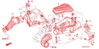 LUCHTFILTER(DIESEL)('10) voor Honda CR-V DIESEL 2.2 ELEGANCE/LIFE 5 deuren 5-traps automatische versnellingsbak 2010