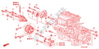 MOTOR BEVESTIGING BEUGEL(2.4L) voor Honda CR-V EXECUTIVE 5 deuren 5-traps automatische versnellingsbak 2010
