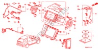 NAVIGATIE SYSTEEM(RH) voor Honda CR-V ES 5 deuren 6-versnellings handgeschakelde versnellingsbak 2010