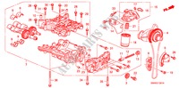 OLIEPOMP(2.4L) voor Honda CR-V RV-I 5 deuren 6-versnellings handgeschakelde versnellingsbak 2010