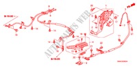 PARKEERREM(LH)(2) voor Honda CR-V RVSI 5 deuren 5-traps automatische versnellingsbak 2010
