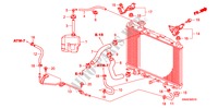 RADIATOR SLANG/RESERVETANK(2.0L) voor Honda CR-V EXECUTIVE 5 deuren 5-traps automatische versnellingsbak 2010