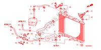 RADIATOR SLANG/RESERVETANK(2.4L) voor Honda CR-V RV-SI 5 deuren 5-traps automatische versnellingsbak 2010