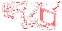 RADIATOR SLANG/RESERVETANK(DIESEL)('09) voor Honda CR-V DIESEL 2.2 ES 5 deuren 6-versnellings handgeschakelde versnellingsbak 2009