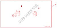 SENS & ADAPTOR NORMAL voor Honda CR-V EXECUTIVE 5 deuren 6-versnellings handgeschakelde versnellingsbak 2009