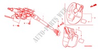 STUURKOLOM voor Honda CR-V ELEGANCE/LIFESTYLE 5 deuren 5-traps automatische versnellingsbak 2010
